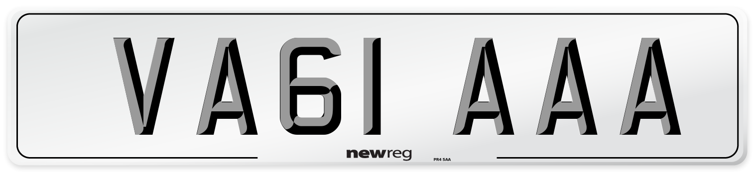 VA61 AAA Number Plate from New Reg